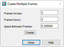 Create Multiple Frames