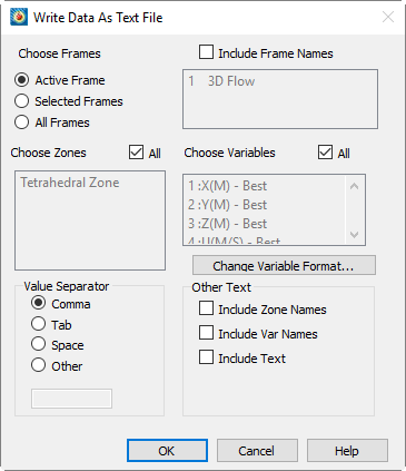 write data as text file