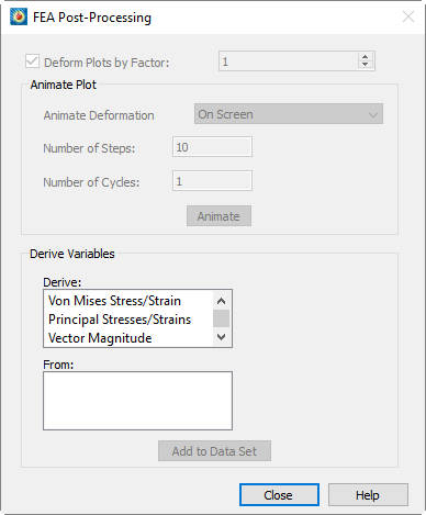 fea PostProcessing