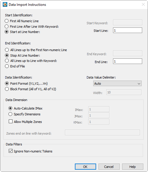 general text loader data import