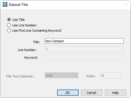 general text loader dataset titles