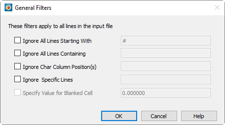 general text loader general filters