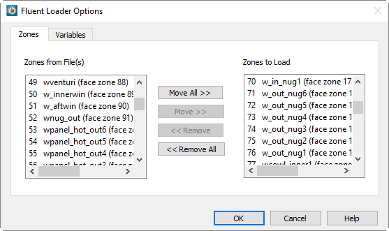 import fluent options
