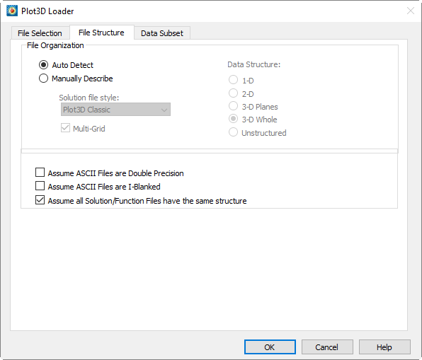 import plot3d file structure
