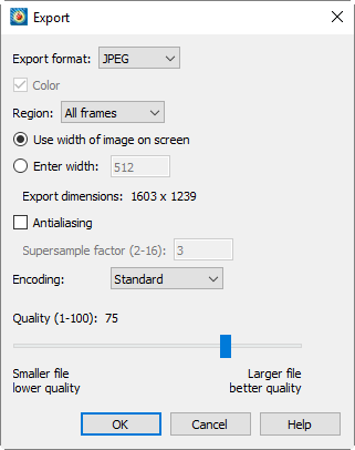 export jpg