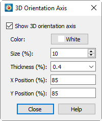 3d orientation axis