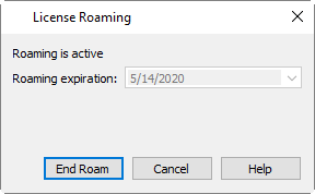 license roaming roaming