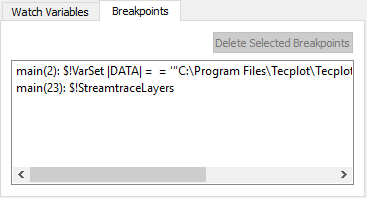 macro debugger breakpoints