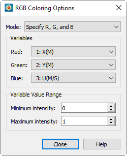 rgb coloring options
