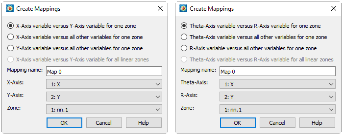 create mappings