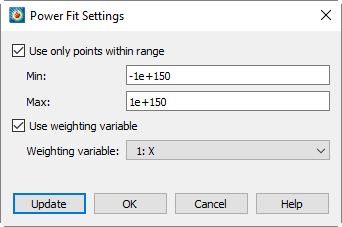 power fit settings