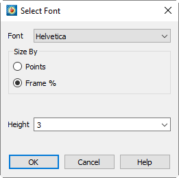 select font