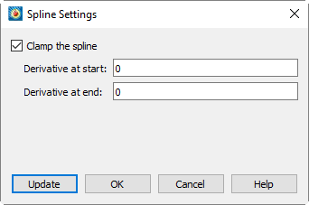 spline settings