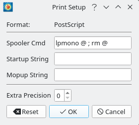 print setup linux