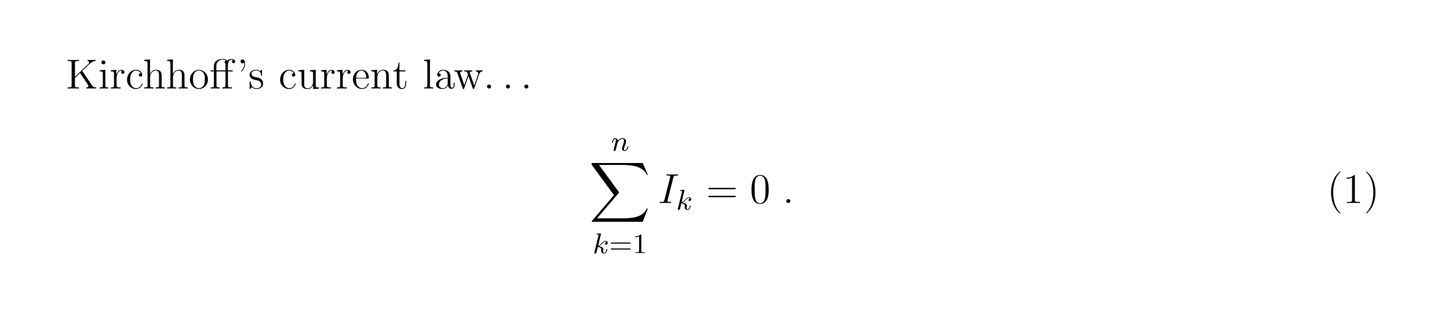 TeX example1
