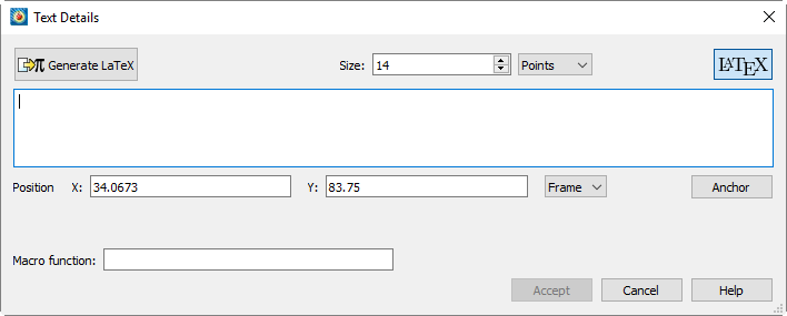 tex text details