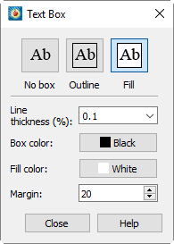 text box