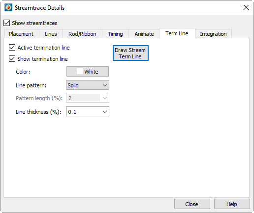 streamtrace details term line