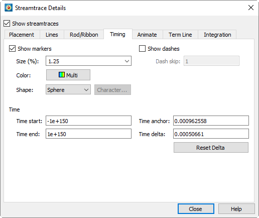 streamtrace details timing