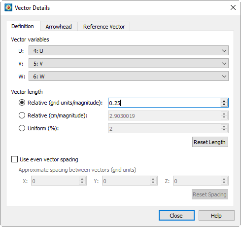 vector details definition