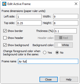 edit active frame