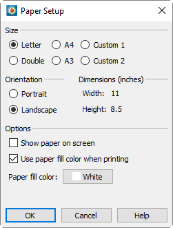 paper setup