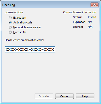 licensing activation