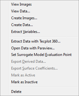 case context menu