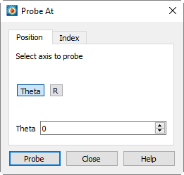 probe at position polar