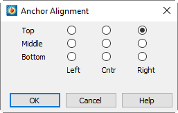 anchor alignment