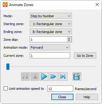 animate zones
