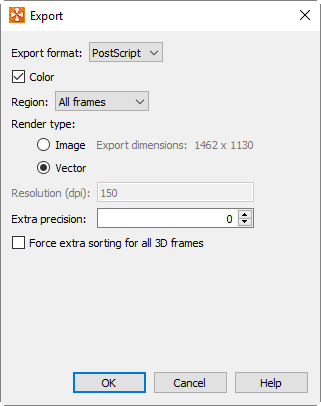 export postscript