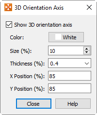 3d orientation axis