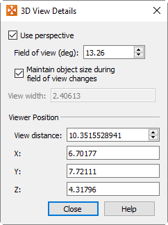 3d view details