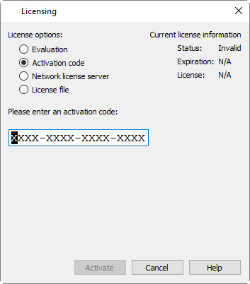 licensing activation