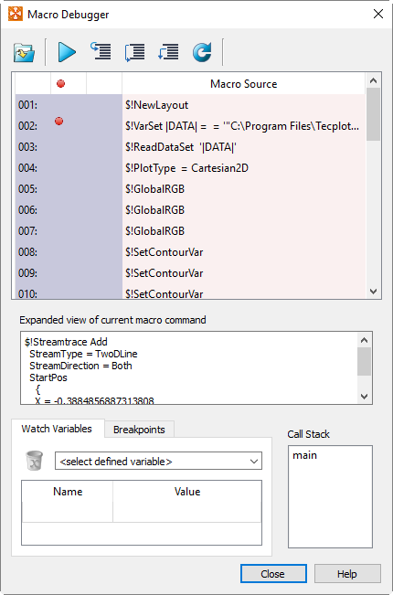 macro debugger