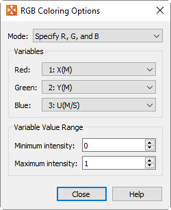 rgb coloring options