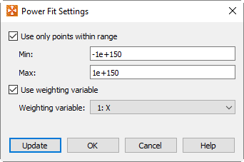 power fit settings
