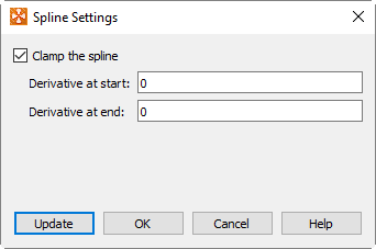 spline settings