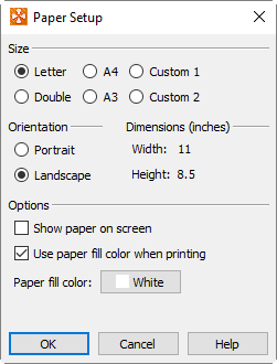 paper setup