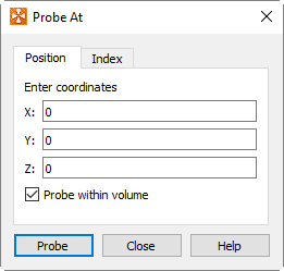 probe at position