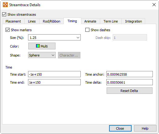 streamtrace details timing