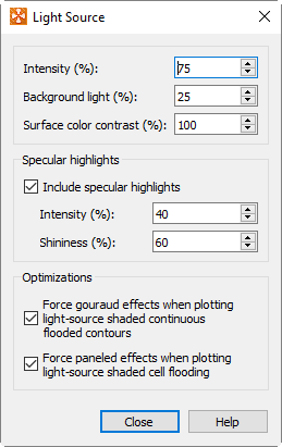 light source 740