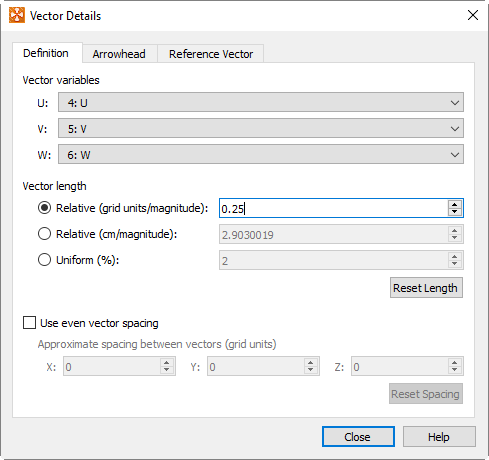 vector details definition