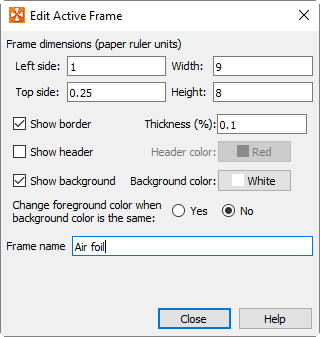 edit active frame