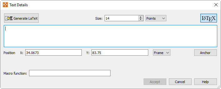 tex text details