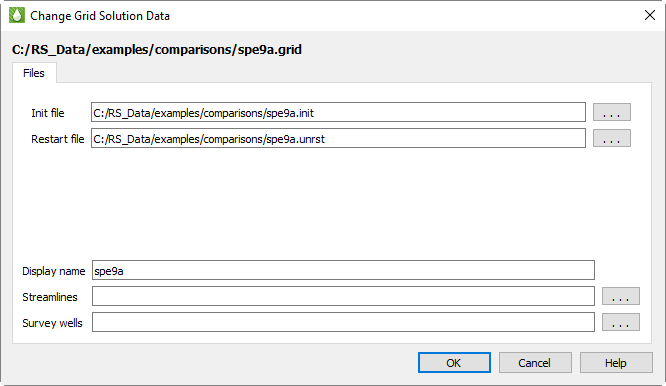 change grid solution data
