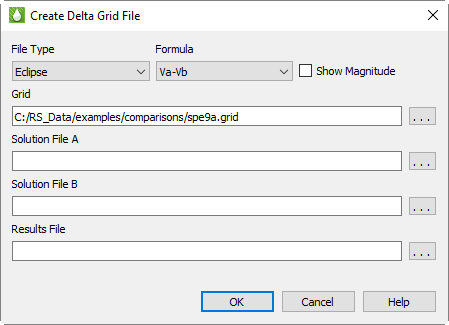 create delta grid data