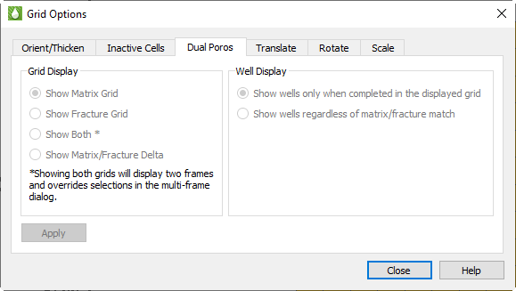 grid options dual poros
