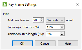 keyframe settings
